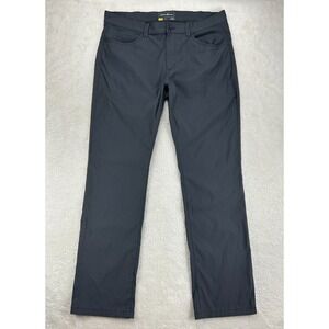 Eddie Bauer Travex Golf Pants Mens 38x34 Gray Stretch Outdoor Hiking Quick Dry
